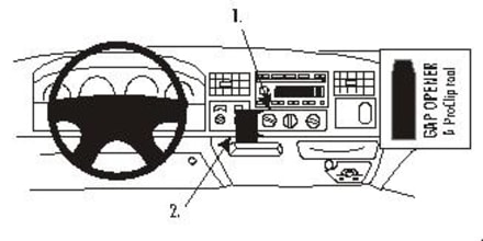 ProClip for Ford F-Series 650/750 99-10 (LHD)