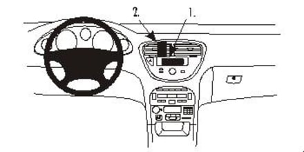 ProClip for Peugeot 607 01-09 (LHD)