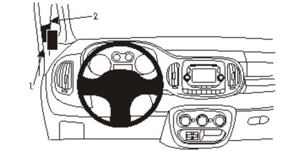 ProClip for Fiat 500 L 13-22 (LHD)