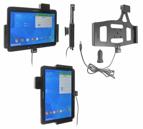 Holder with spring-lock for Samsung Galaxy Tab 4 10.1 SM-T531