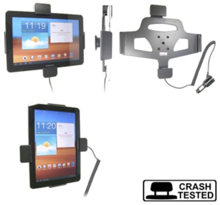 Holder with spring-lock for Samsung Galaxy Tab 10.1 GT-P7500