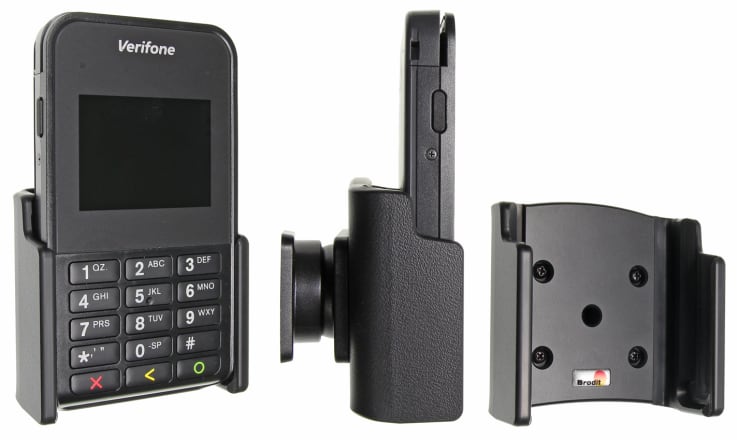 Passive holder with tilt swivel for VeriFone e355