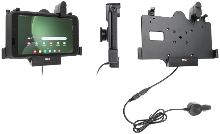 Holder with spring-lock for Samsung Galaxy Tab Active 5 SM-X300/SM-X306B