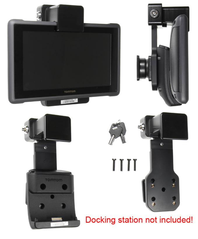 Holder with key-lock for TomTom Bridge