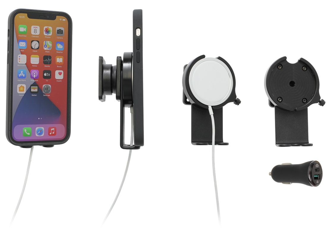 Mount with tilt swivel for Apple iPhone 15