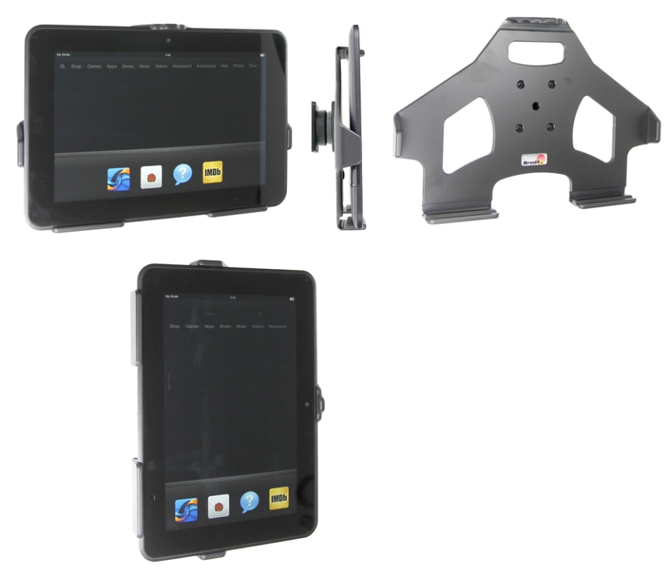 Passive holder with tilt swivel for Amazon Kindle Fire HD 8.9