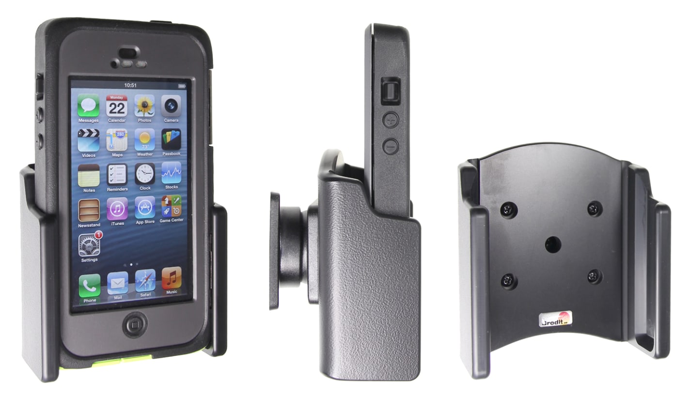 Passive holder with tilt swivel for Apple iPhone 5