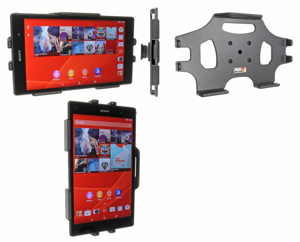 Passive holder with tilt swivel for Sony Xperia Z3 Tablet Compact