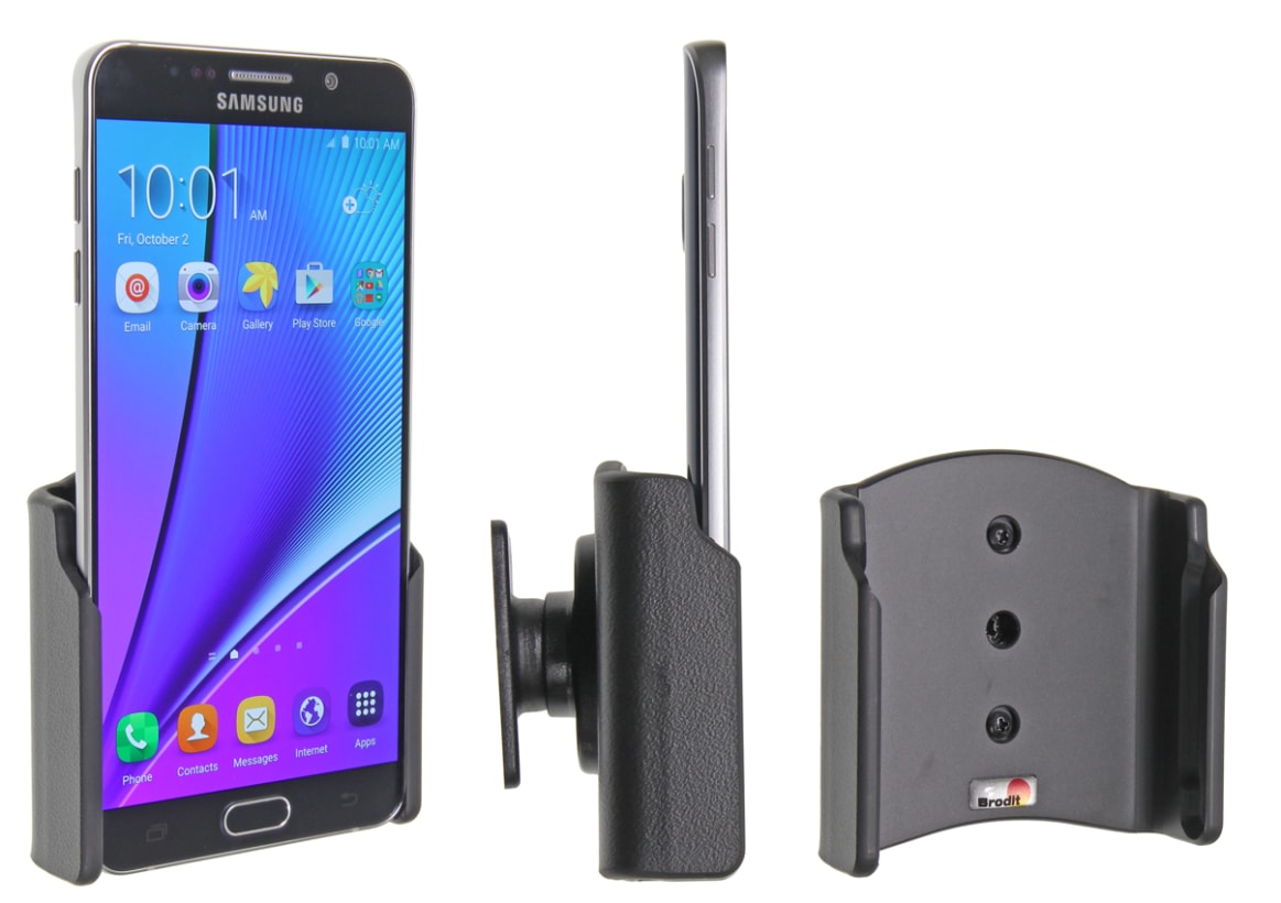 Passive holder with tilt swivel for Samsung Galaxy Note 5