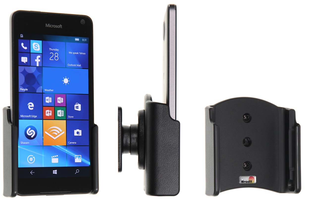 Passive holder with tilt swivel for Microsoft Lumia 650