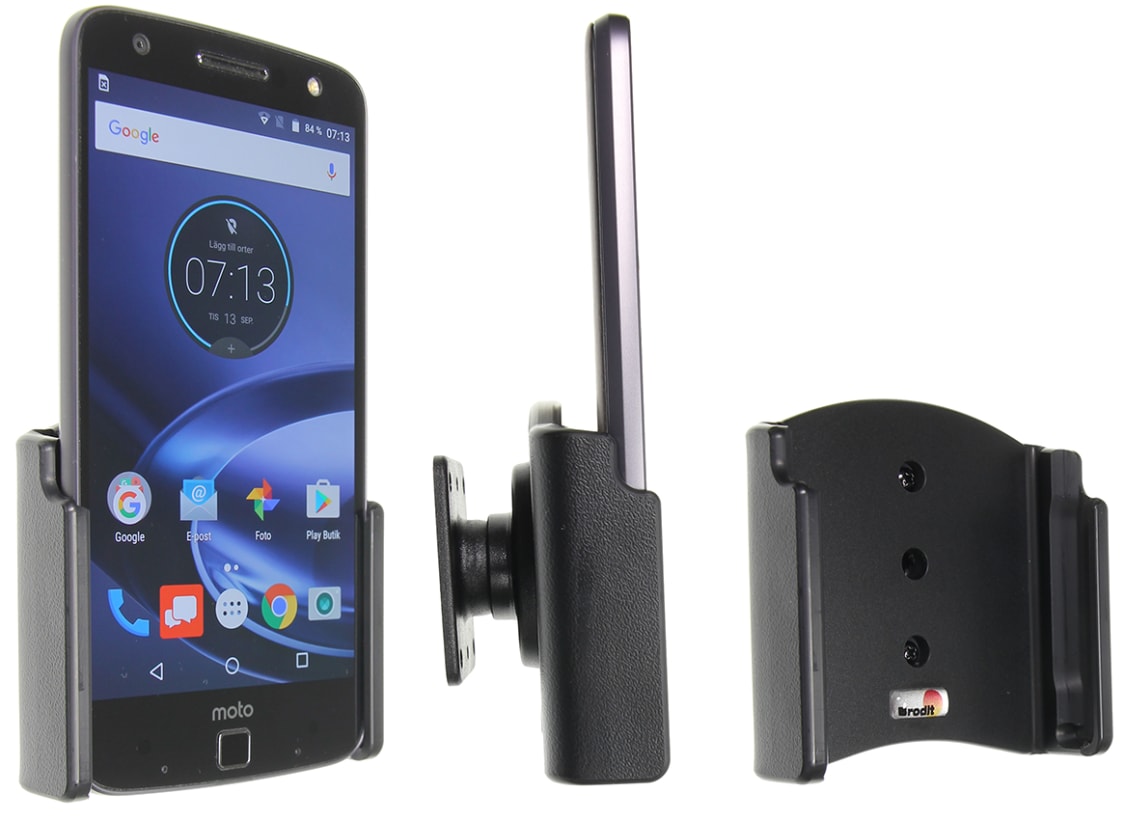 Passive holder with tilt swivel for Motorola Moto Z Force Droid