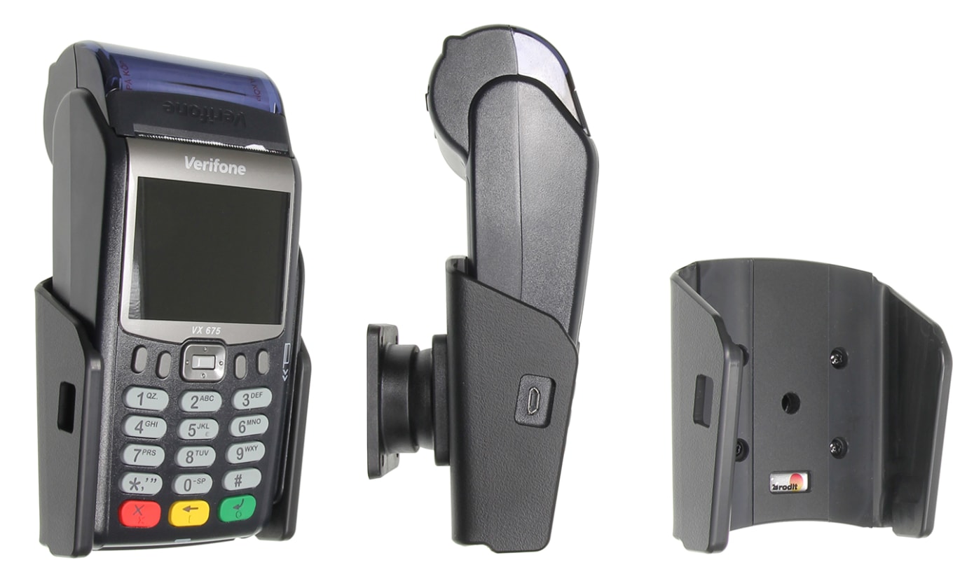 Passive holder with tilt swivel for VeriFone VX 675