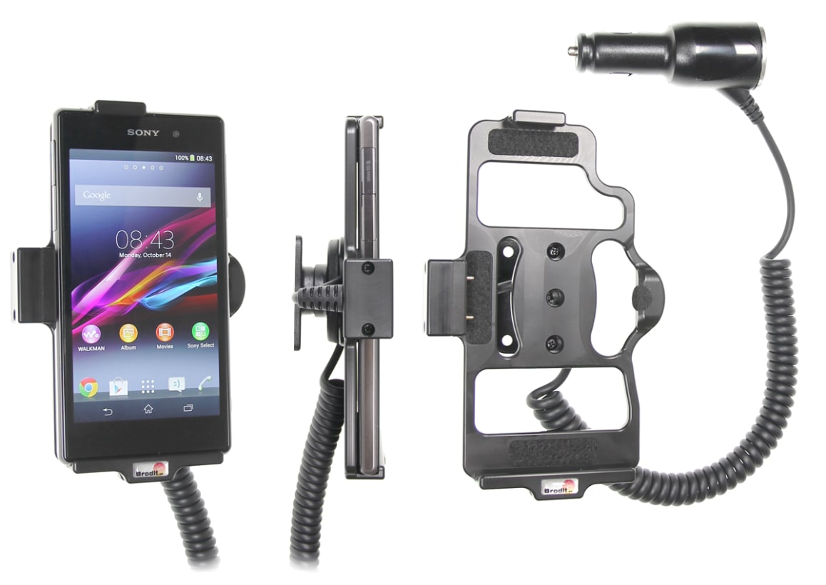 Active holder with cig-plug for Sony Xperia Z1