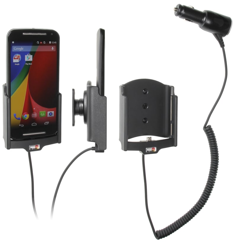 Active holder with cig-plug for Motorola Moto G (2nd Gen)