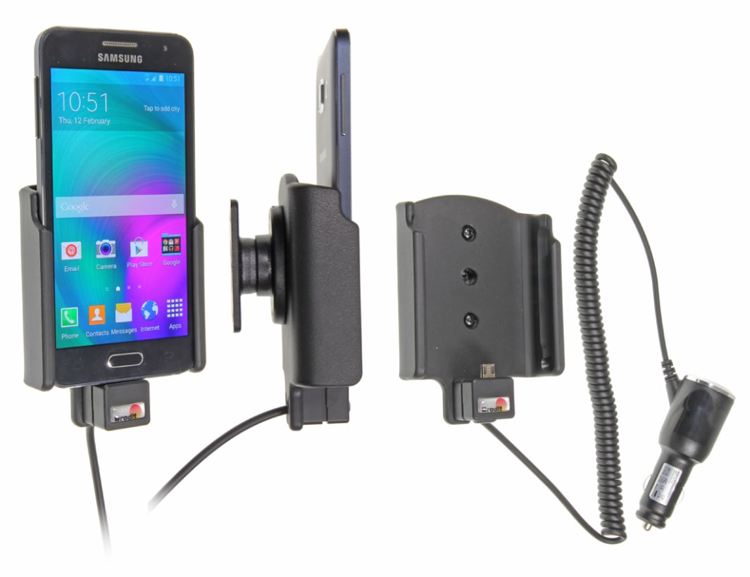 Active holder with cig-plug for Samsung Galaxy A3 SM-A300