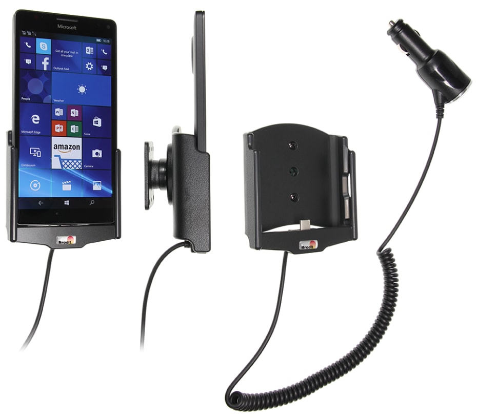 Active holder with cig-plug for Microsoft Lumia 950 XL