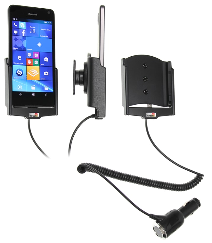 Active holder with cig-plug for Microsoft Lumia 650