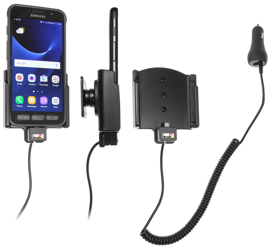 Active holder with cig-plug for Samsung Galaxy S7 Active