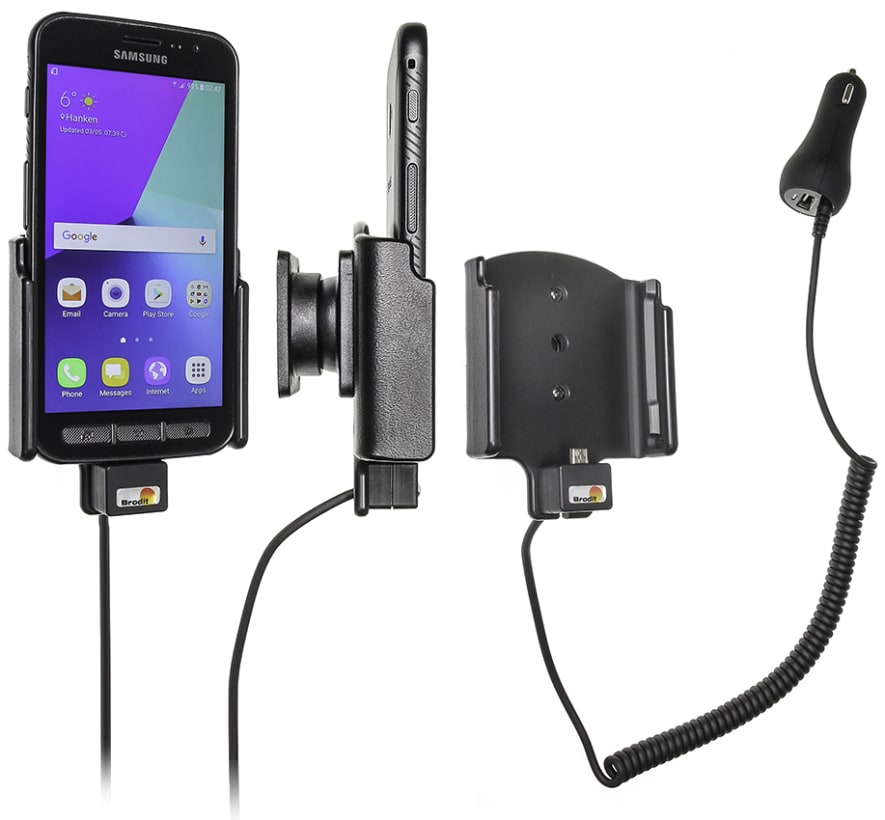 Active holder with cig-plug for Samsung Galaxy Xcover 4