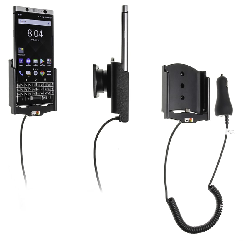 Active holder with cig-plug for BlackBerry KEYone