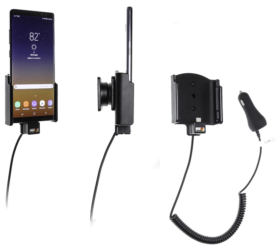 Active holder with cig-plug for Samsung Galaxy Note 8