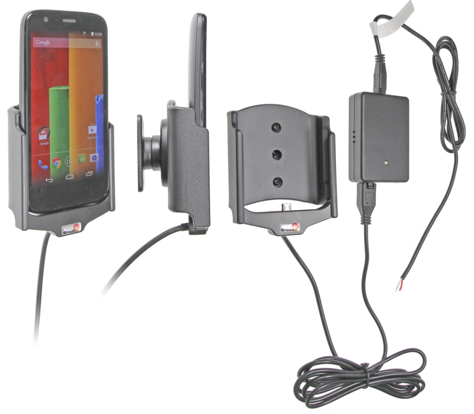 Active holder for fixed installation for Motorola Moto G