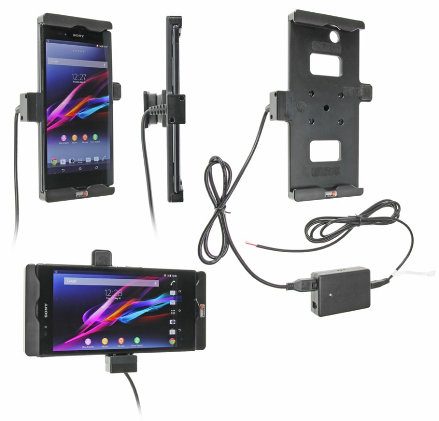 Active holder for fixed installation for Sony Xperia Z Ultra