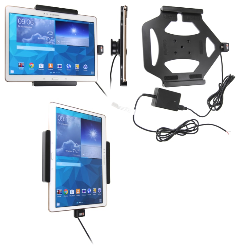 Active holder for fixed installation for Samsung Galaxy Tab S 10.5 SM-T805
