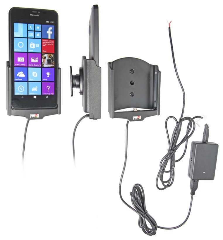 Active holder for fixed installation for Nokia Lumia 640 XL