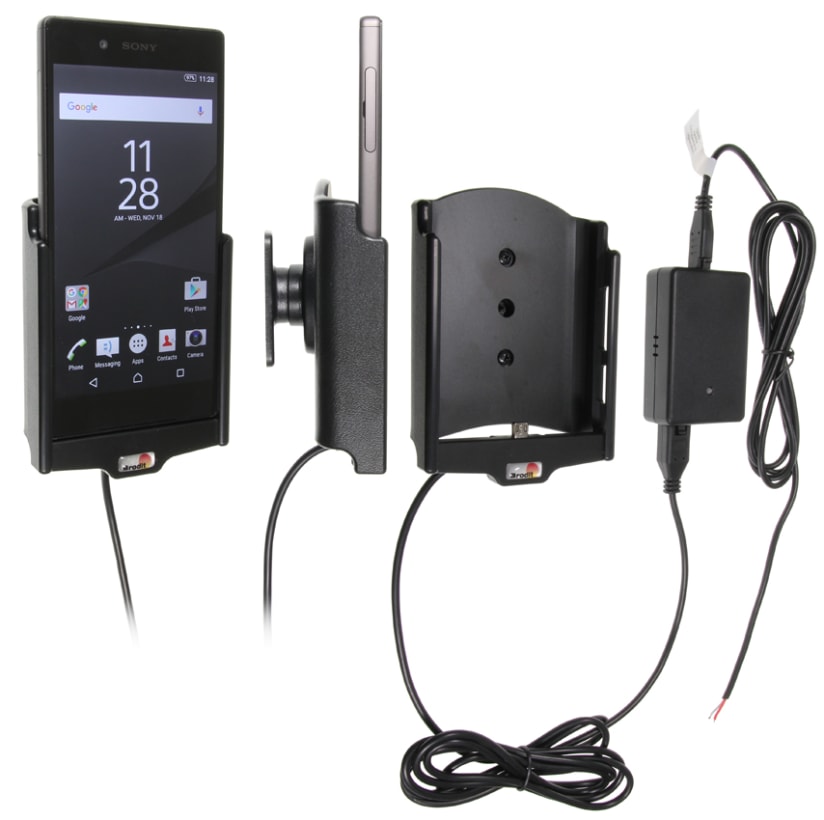 Active holder for fixed installation for Sony Xperia Z5