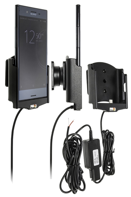 Active holder for fixed installation for Sony Xperia XZ Premium