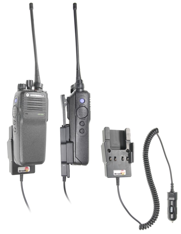 Active holder with cig-plug for Motorola DP2000 Series