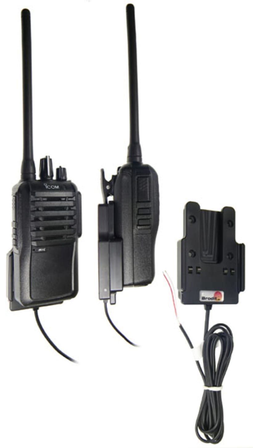 Active holder for fixed installation for ICOM IC-F4002
