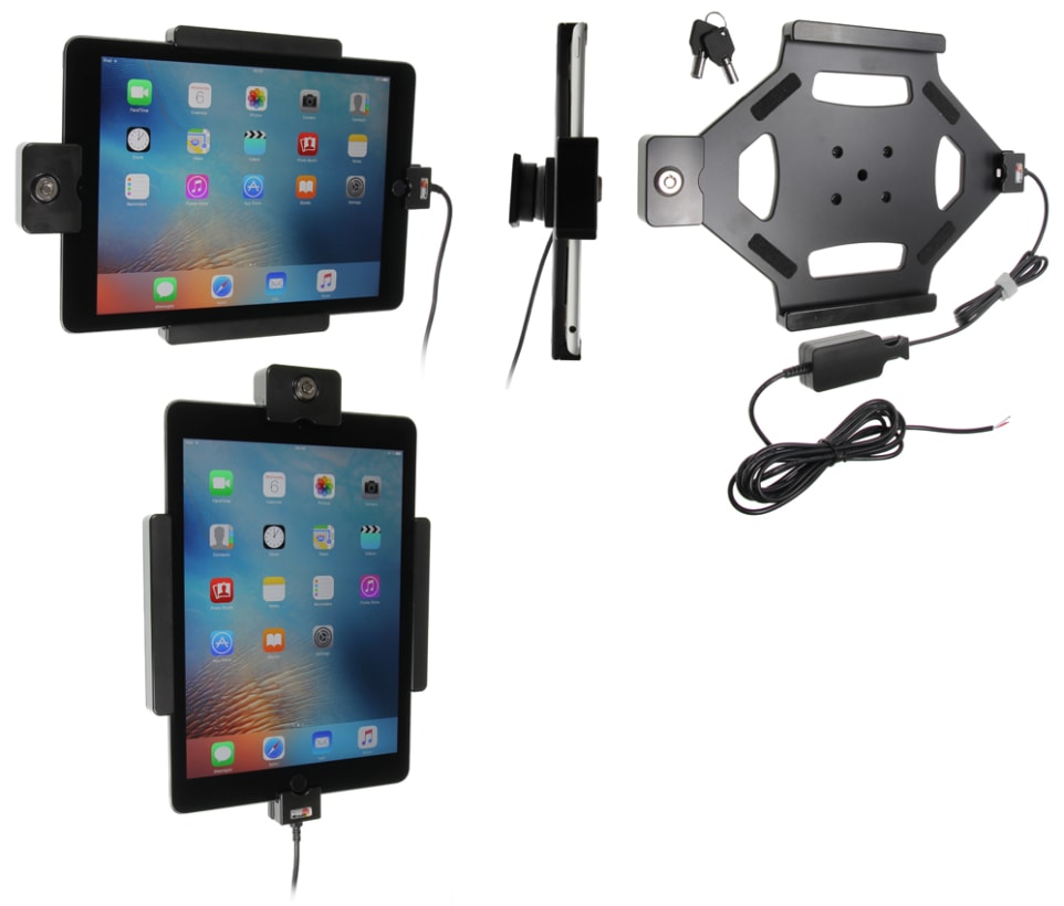 Holder with key-lock for Apple iPad Air 2 (A1566, A1567)