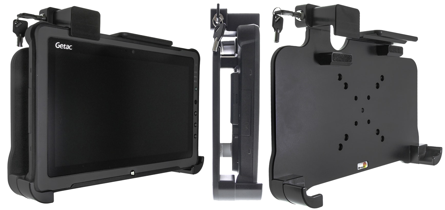 Holder with key-lock for Getac F110