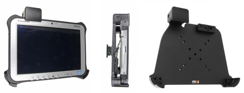 Holder with spring-lock for Panasonic Toughpad FZ-G1