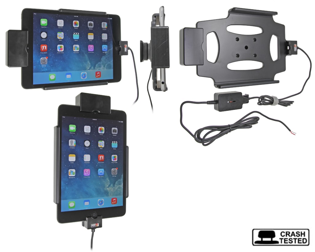 Holder with spring-lock for Apple iPad Mini 2 (A1489, A1490, A1491)