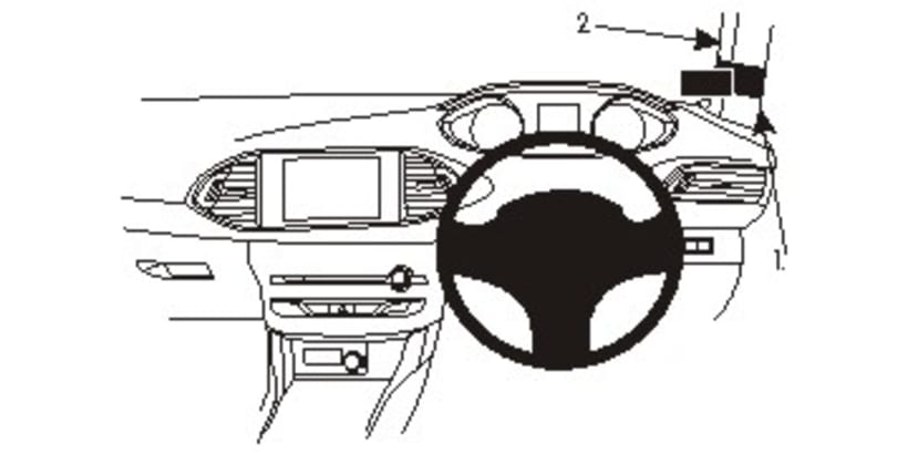 ProClip for Peugeot 308 14-21 (RHD)
