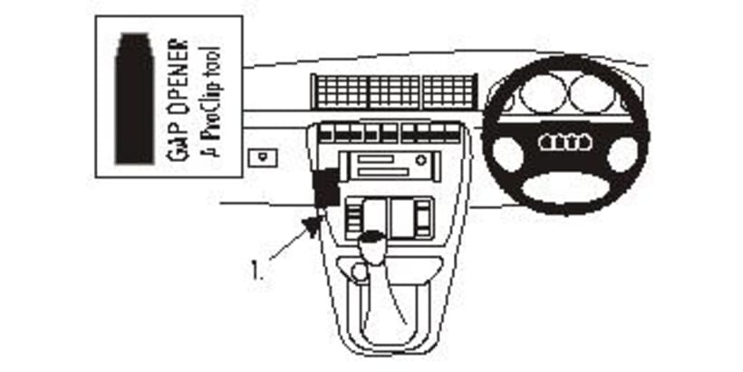 ProClip for Audi A4 Avant 00-01 (RHD)