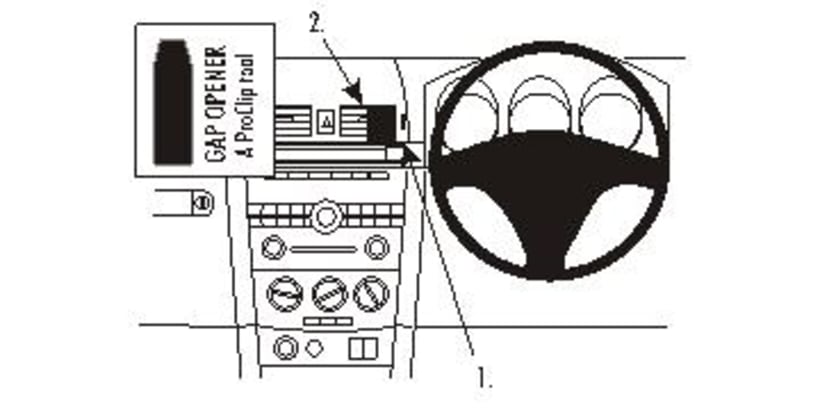 ProClip for Mazda 3 04-09 (RHD)