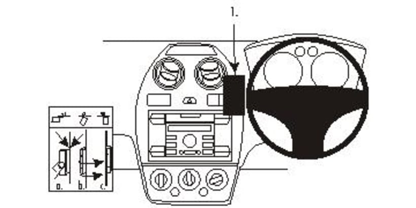 ProClip for Ford Fiesta 06-08 (RHD)