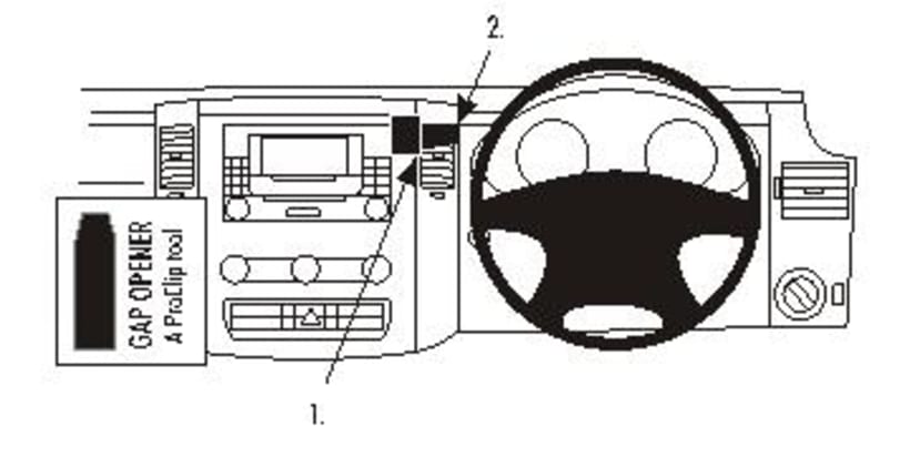 ProClip for Mercedes Benz Sprinter 07-18 (RHD)