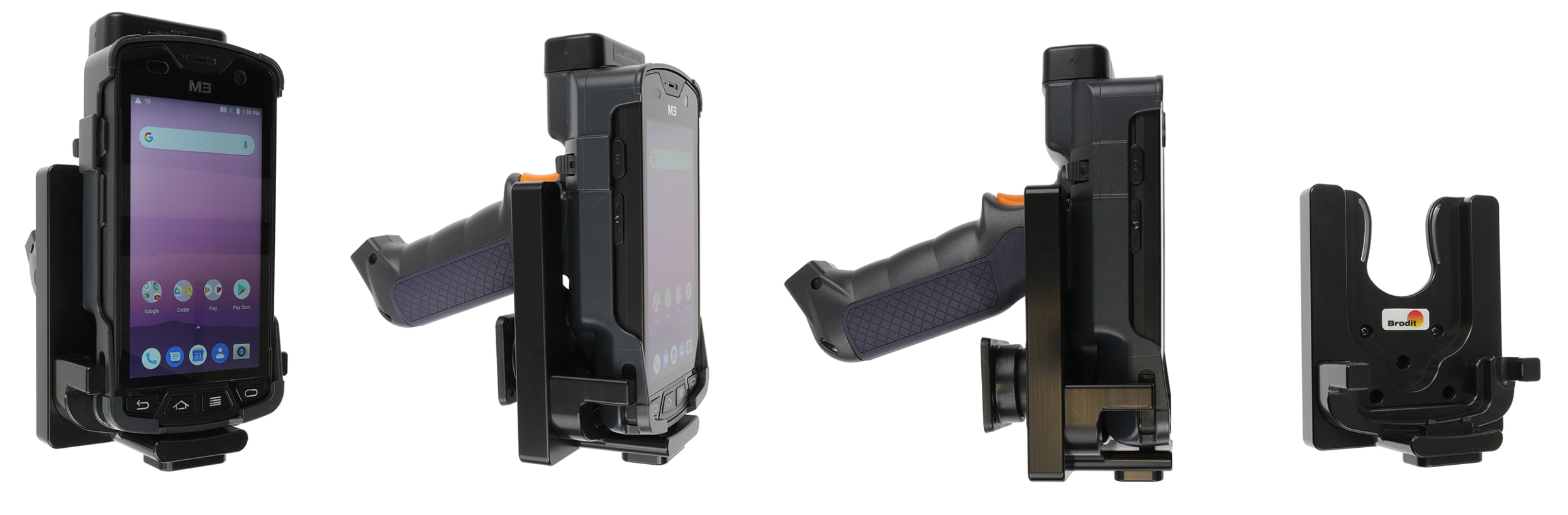 Passive holder with tilt swivel for M3 Mobile SM10-series