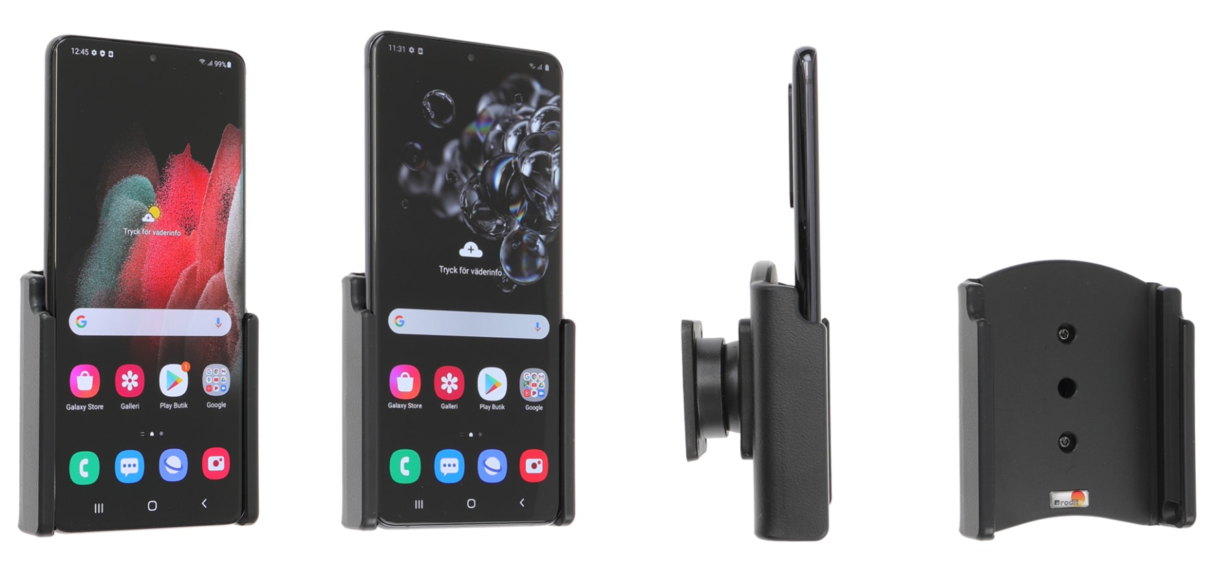 Passive holder with tilt swivel for Samsung Galaxy S21 Ultra 5G SM-G9988/DS
