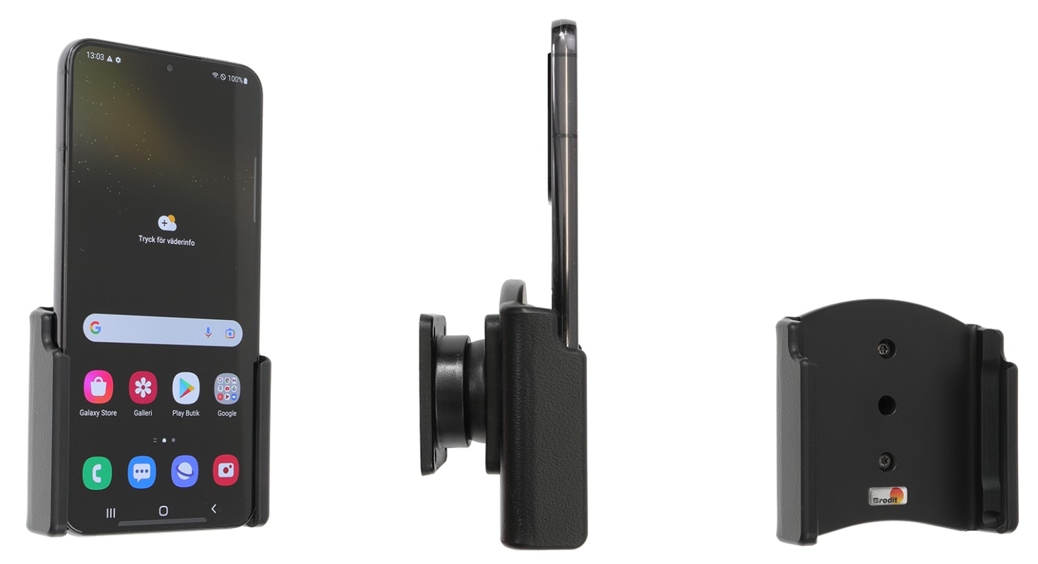 Passive holder with tilt swivel for Samsung Galaxy S22+ 5G (SM-S906B/SM-S906B/DS)