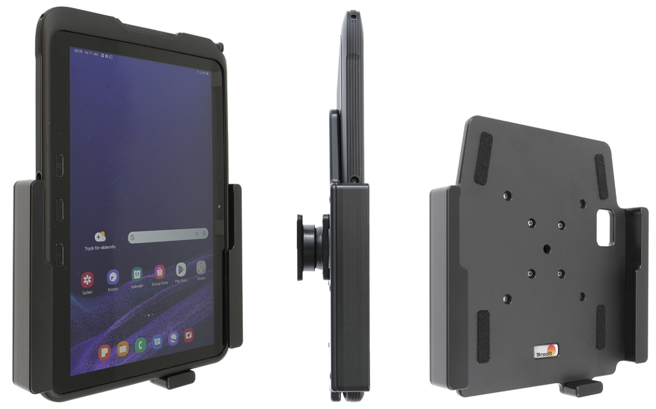Passive holder with tilt swivel for Samsung Galaxy Tab Active 4 Pro SM-T630/SM-T636