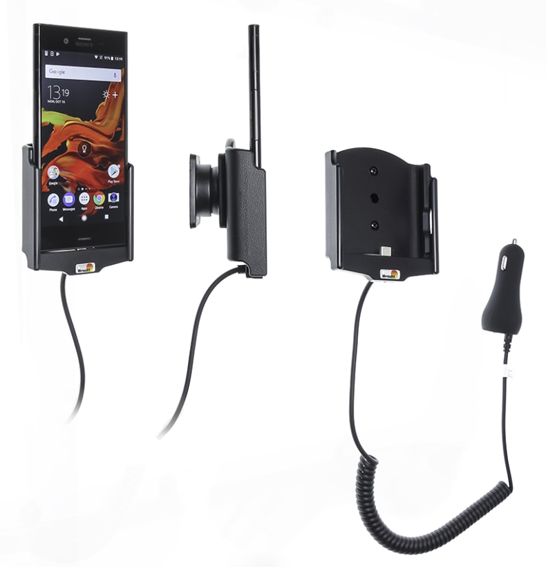 Active holder with cig-plug for Sony Xperia XZ1