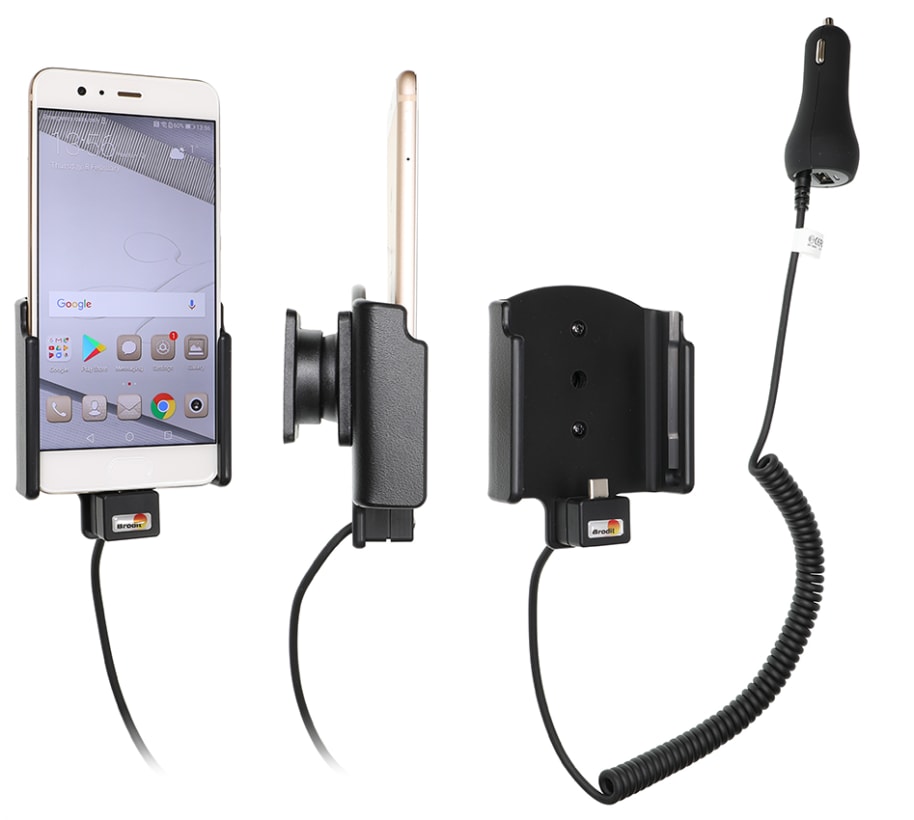 Active holder with cig-plug for Huawei P10 Plus