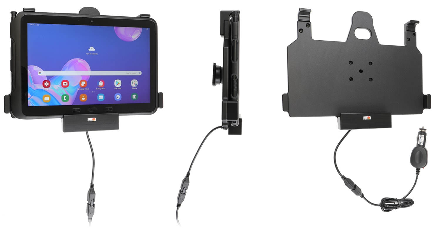 Active holder with cig-plug for Samsung Galaxy Tab Active Pro T540/T545/T547/T547U