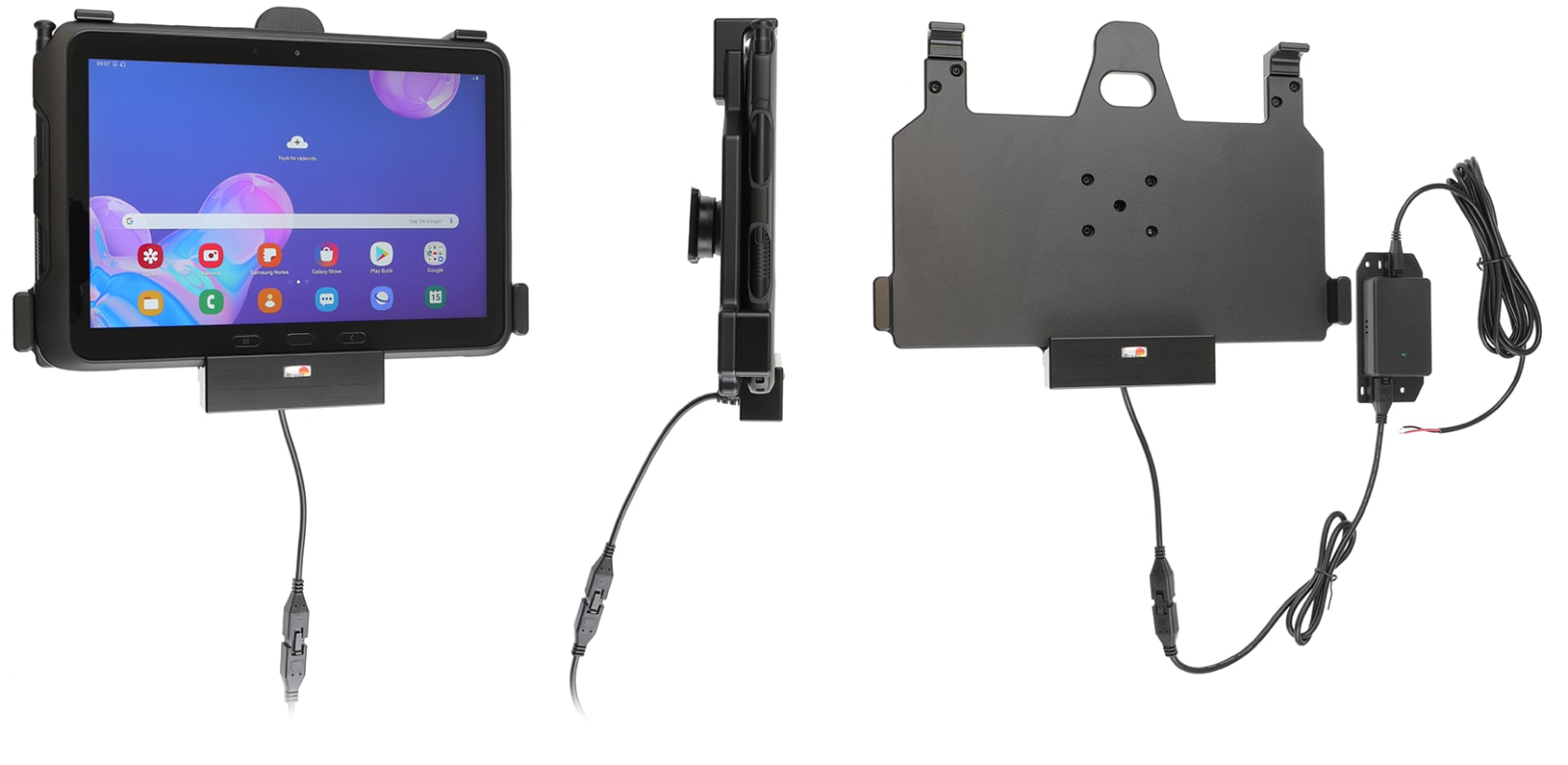 Active holder for fixed installation for Samsung Galaxy Tab Active Pro T540/T545/T547/T547U